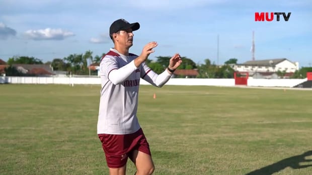 Madura United stars train before three days off